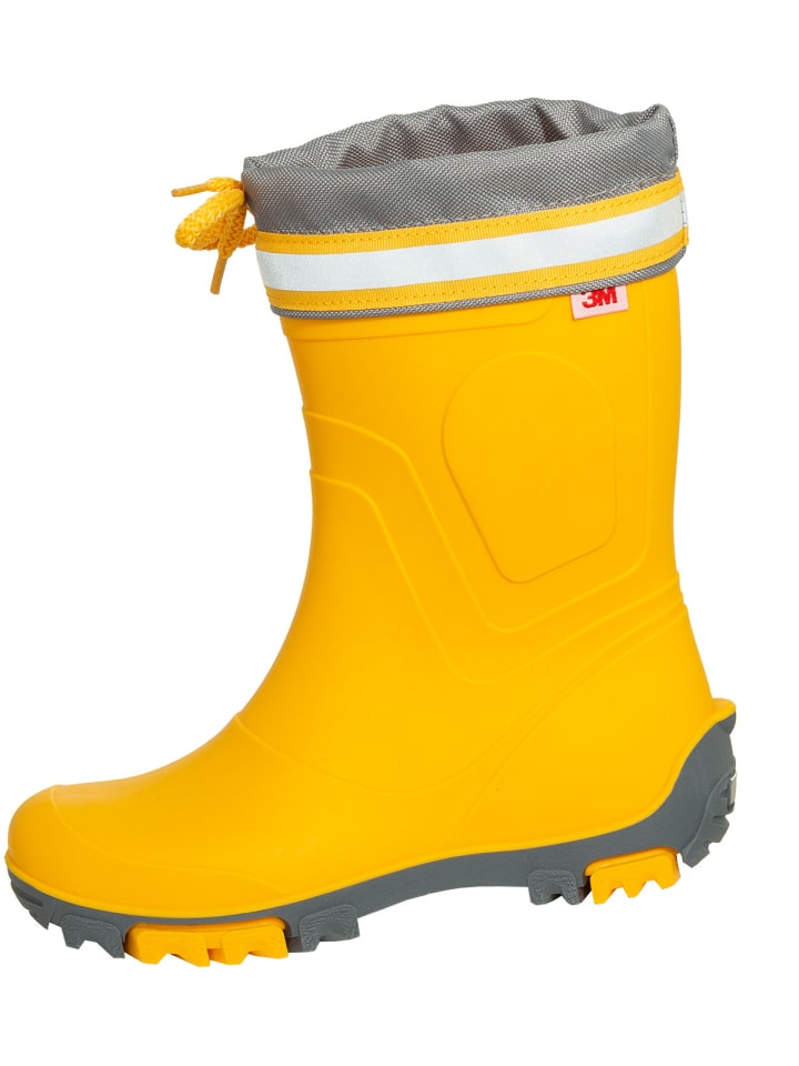 Bockstiegel Kinderstiefel Bente in gelb/dunkelgrau günstig kaufen