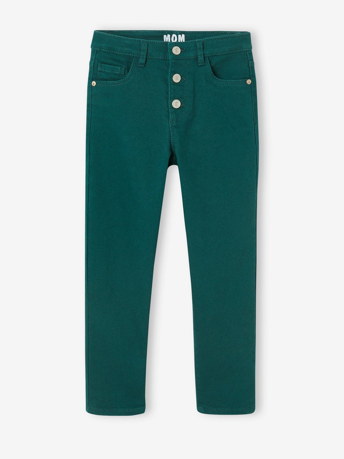 Pantalon Mom MorphologiK Tour de hanches MEDIUM fille pêche