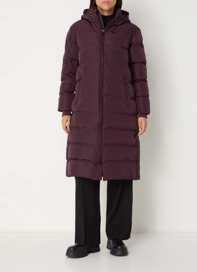 Airforce Grace quilted hooded jacket