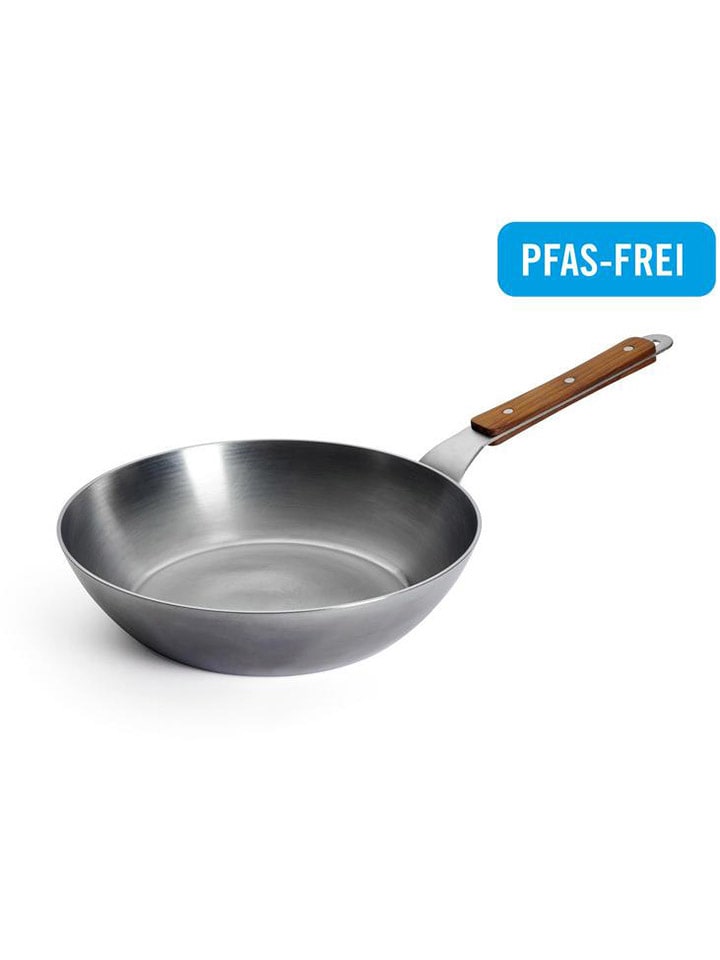 Woll Bratpfanne in Silber/ Hellbraun - (H)7 x Ø 28 cm günstig kaufen onesize