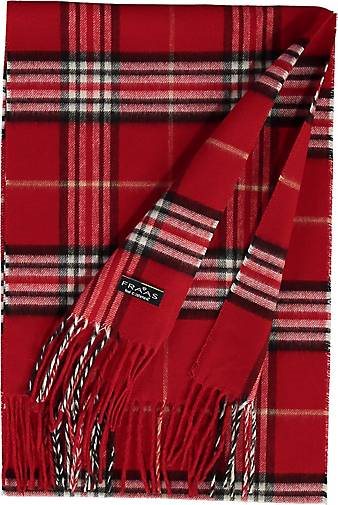 FRAAS Schmaler Cashmink-Schal mit FRAAS Plaid Karo - Made in Germany