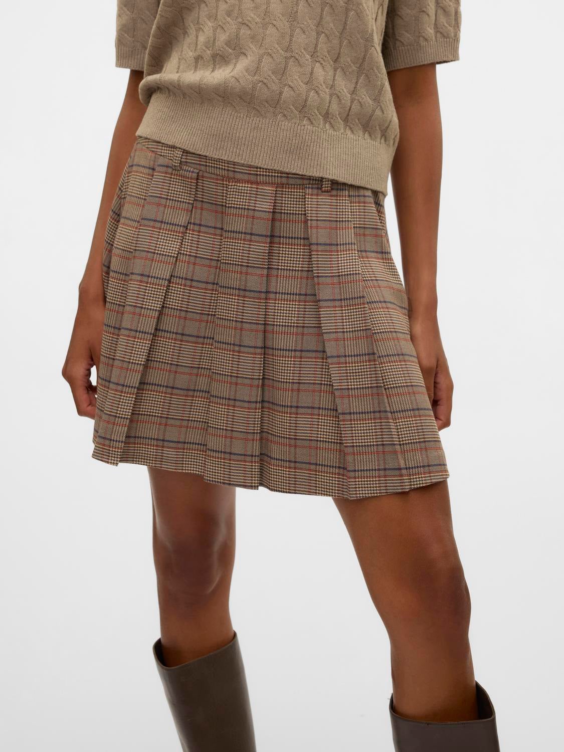 VMELLIE Mittlere Taille Minirock