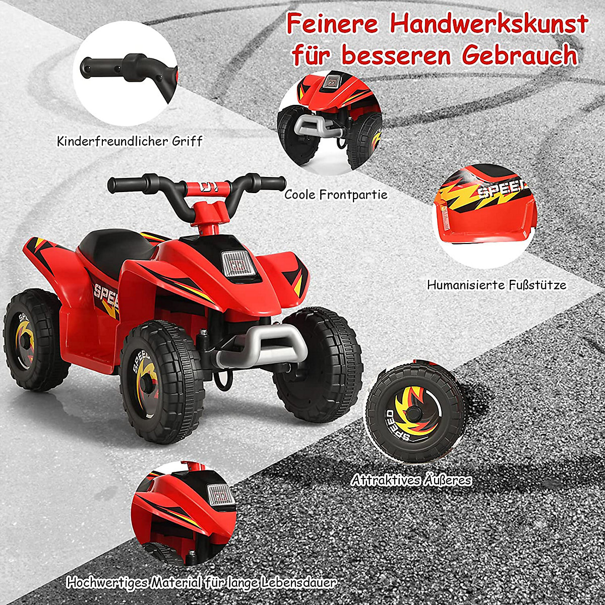 Quad Outdoor Elektrofahrzeug ab 3 Jahre