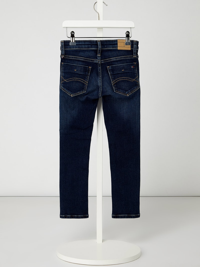 Slim Fit Jeans aus Baumwoll-Elasthan-Mix in jeans