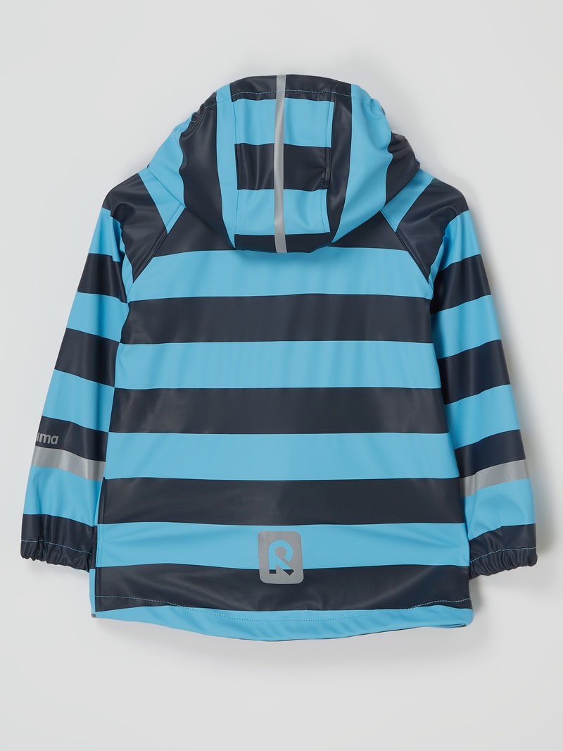 Jacke mit abnehmbarer Kapuze Modell 'Vesi' - wasserdicht in marineblau