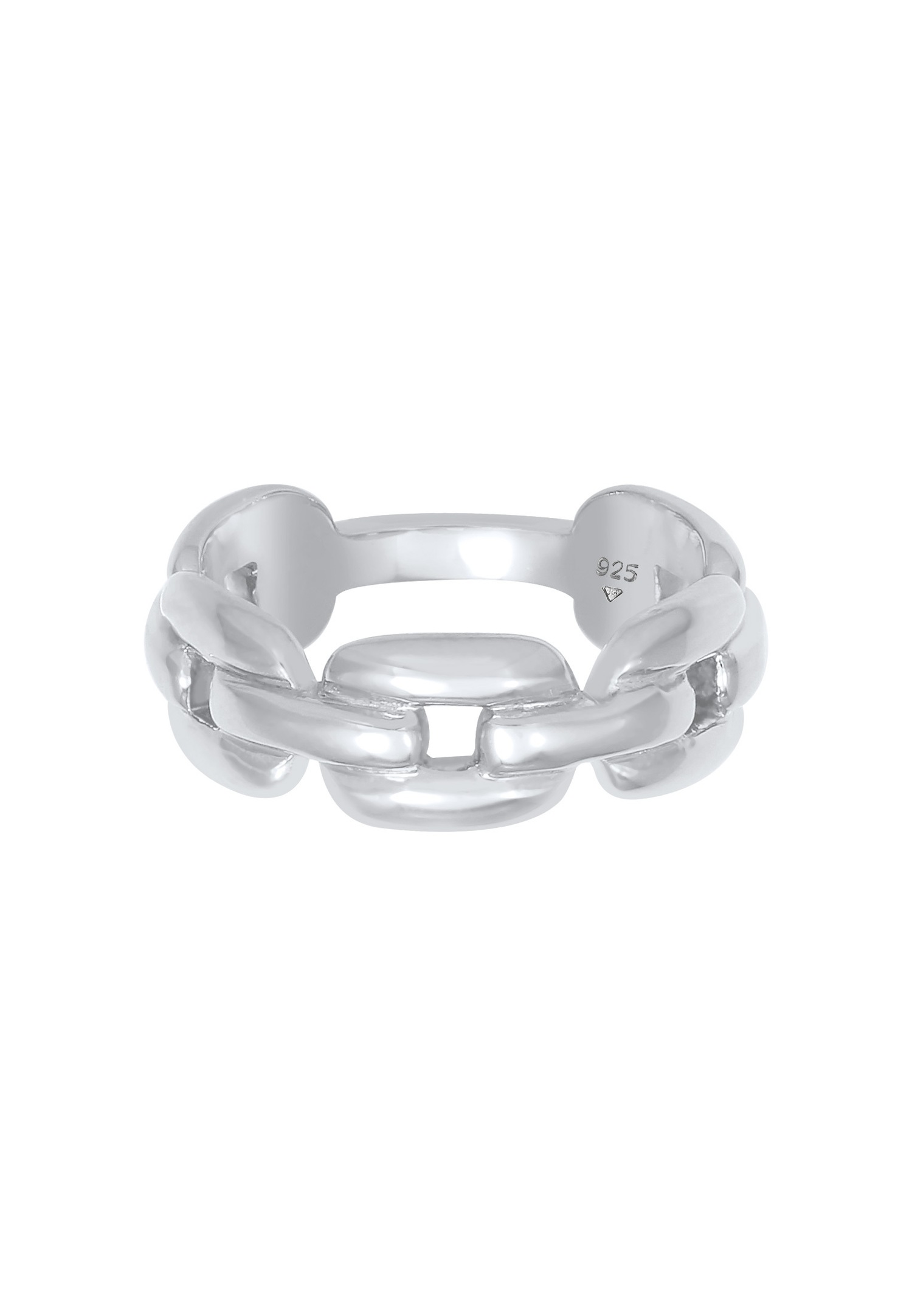 Elli Glieder Oval Cadena Look Plata 925