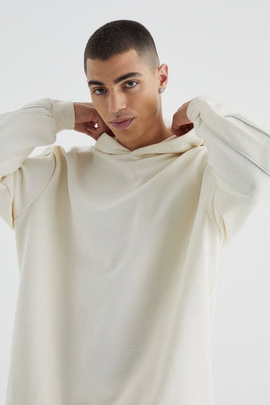 Strukturierter Oversize Hoodie
