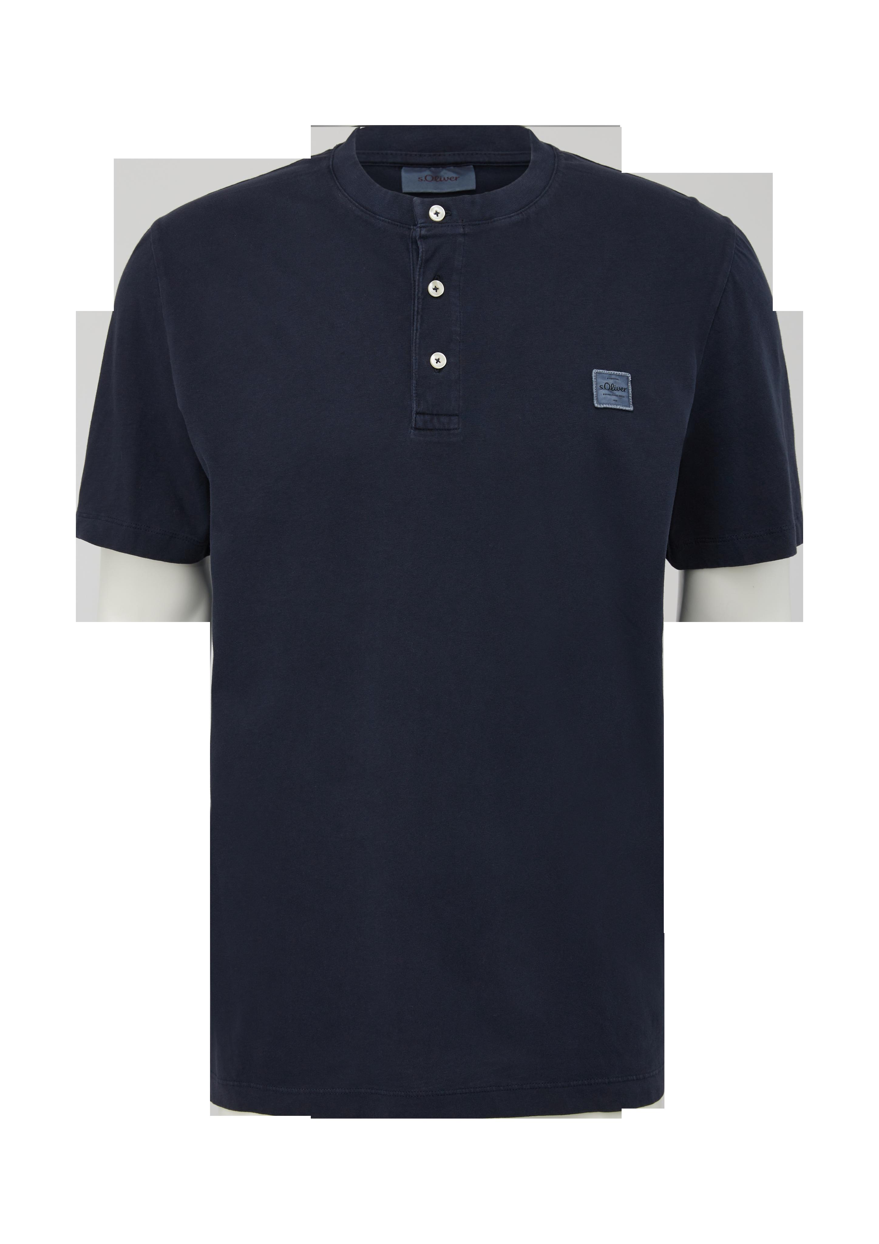T-Shirt mit Henley-Ausschnitt  2133166-5955