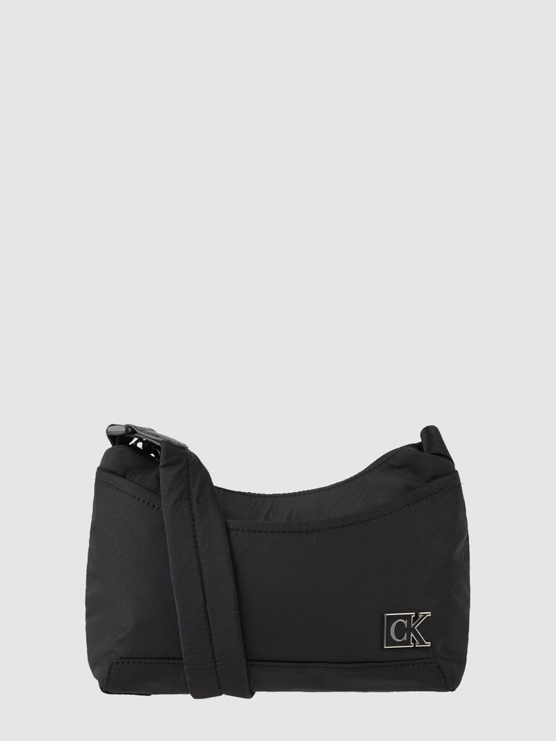 Crossbody Bag mit Logo in schwarz