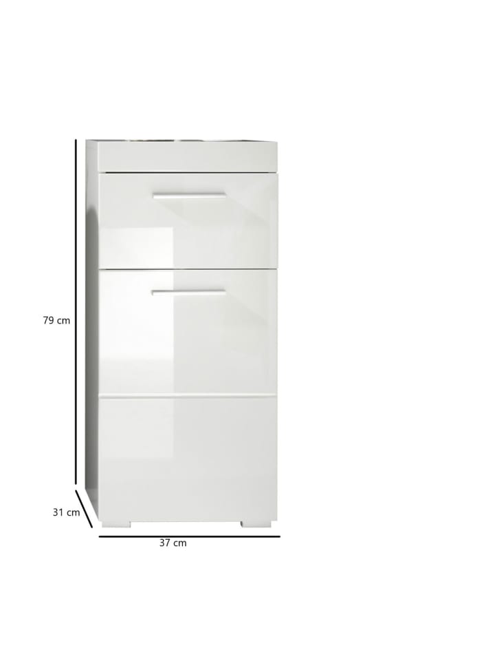 ebuy24 Badschrank AmandaMando Weiß 37 x 31 cm günstig kaufen onesize