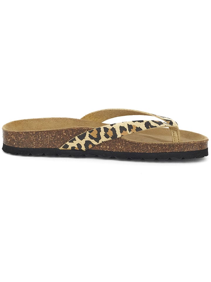 BABUNKERS Family Zehentrenner in Beige/ Braun günstig kaufen