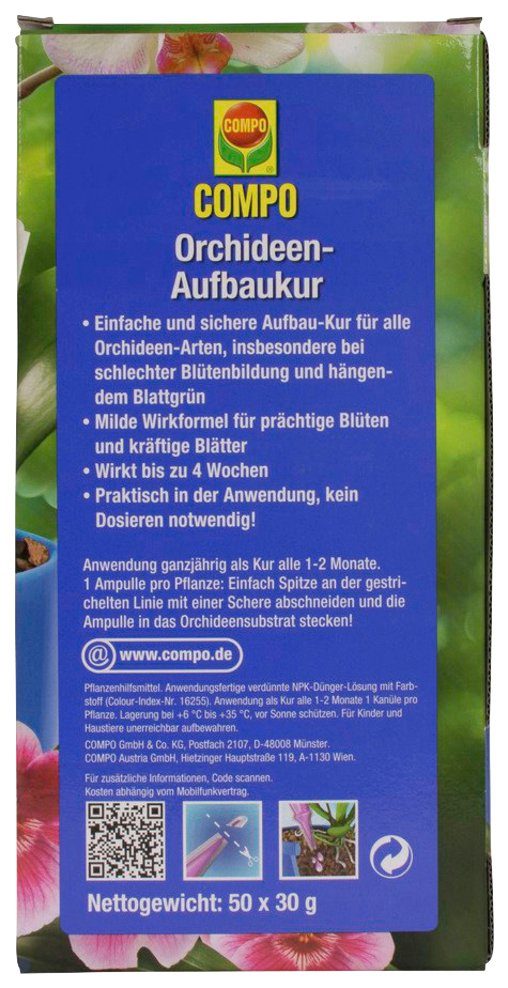 Compo Blumendünger, Orchideen-Aufbaukur, 30 ml