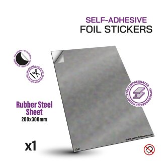 Selbstklebende Stahl-Gummi Folien