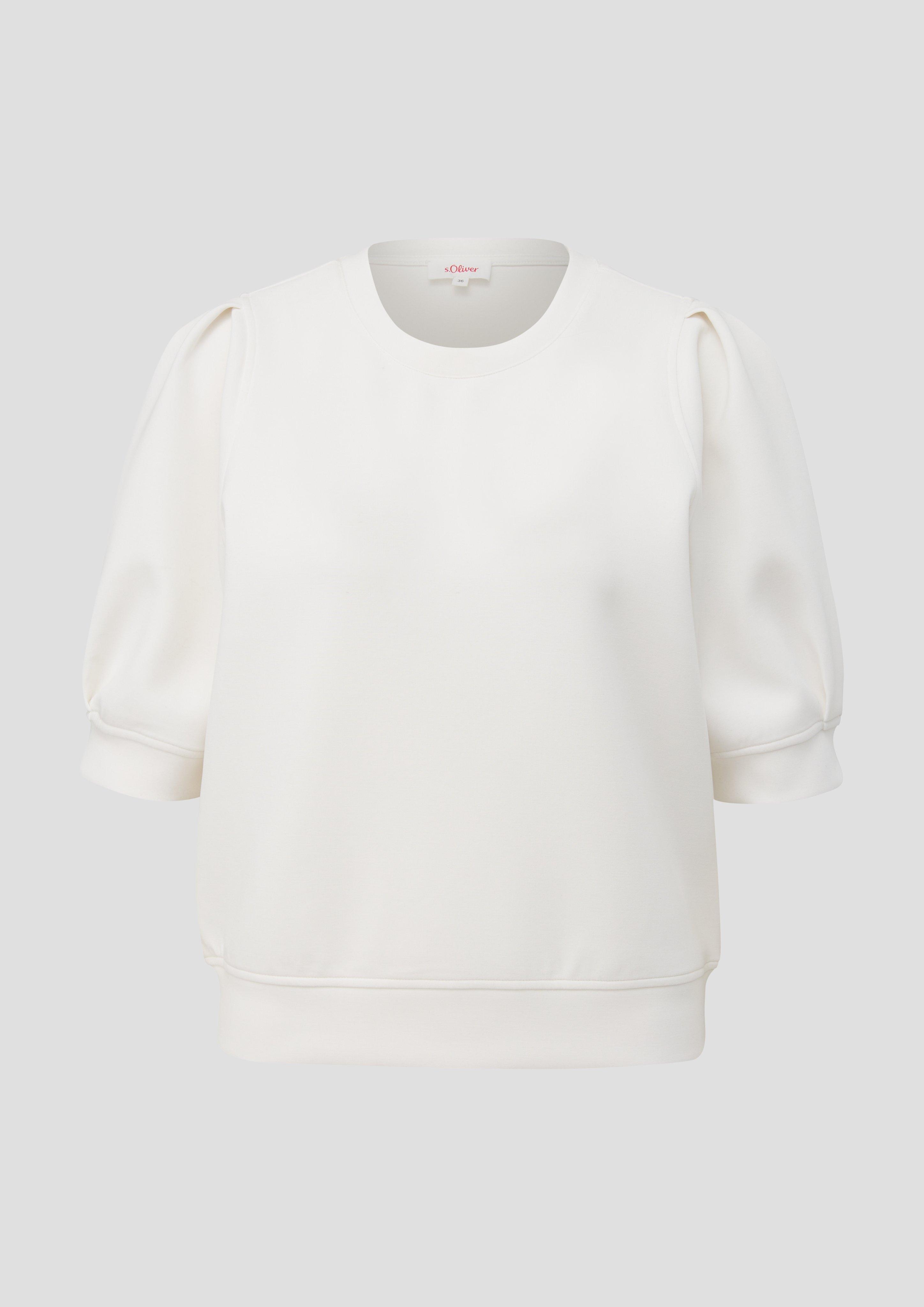 Kurzarm-Shirt aus Scuba  2145629-0210