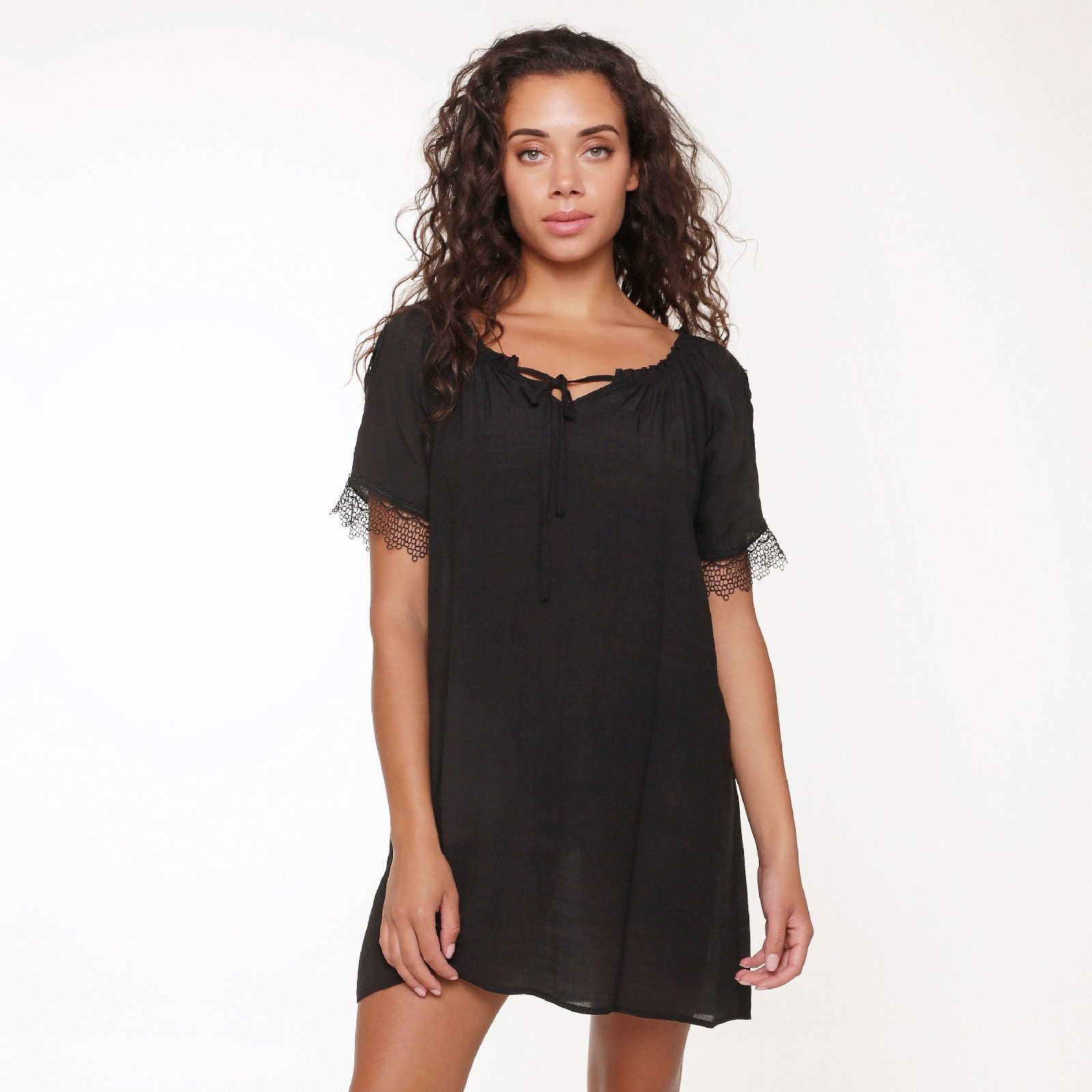 LingaDore 6524 Weiß Tunik kürze ärmel