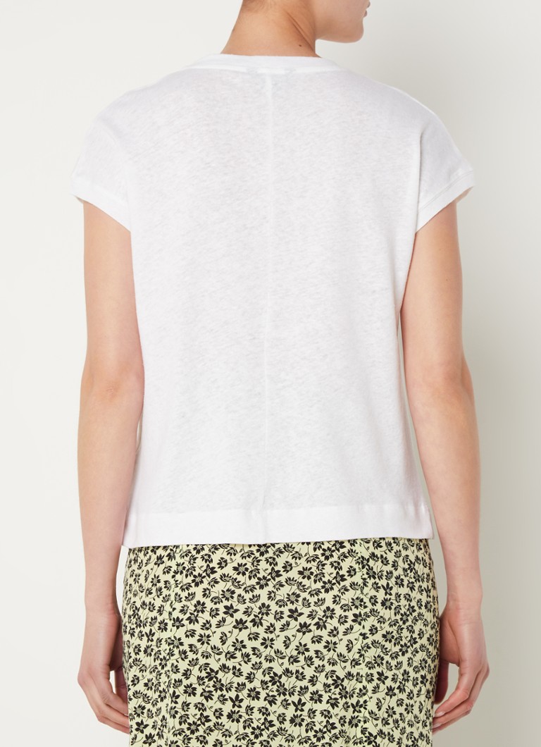 Whistles T-shirt with heathered design