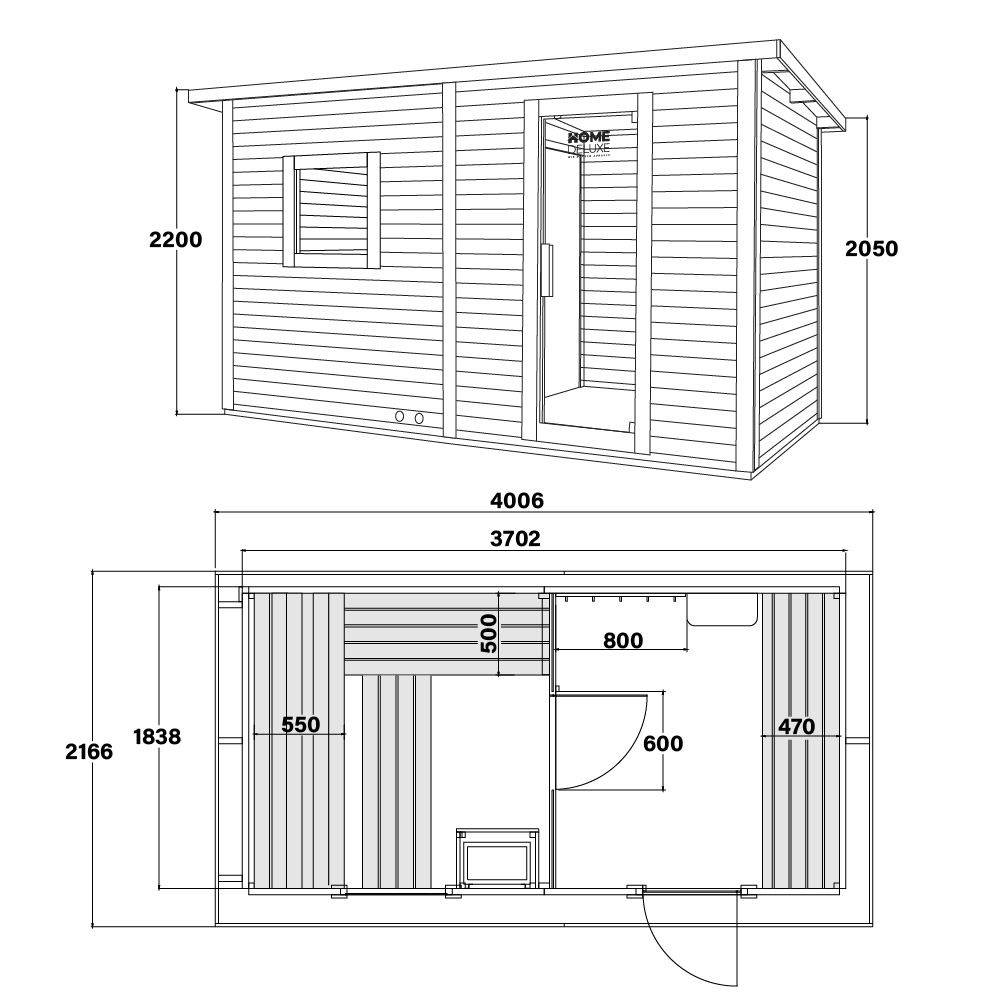 Home Deluxe Saunahaus TALO - XL