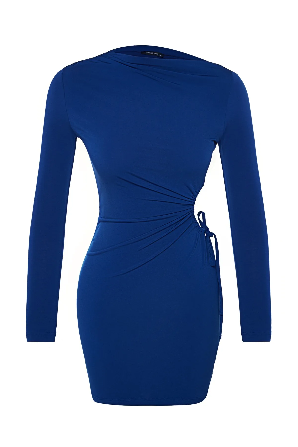 Trendyol Collection  Saxe-anliegendes gestricktes Fenster-/Cut-Out-detailliertes, elegantes Abendkleid TPRAW24EL00063