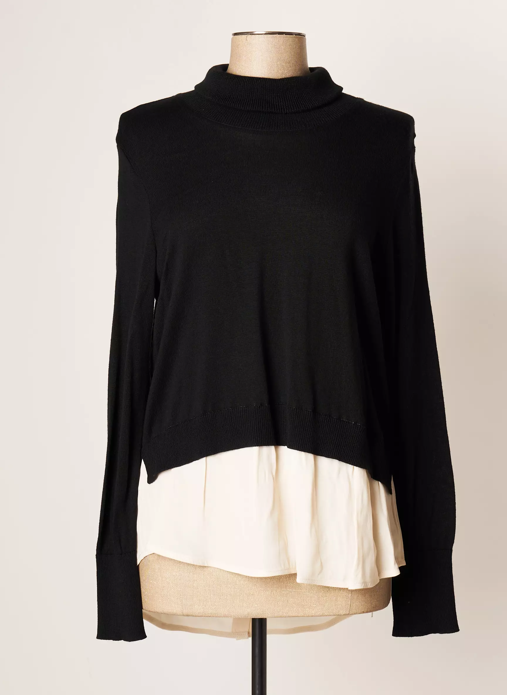 Maria Bellentani Cols Roules Femme couleur noir