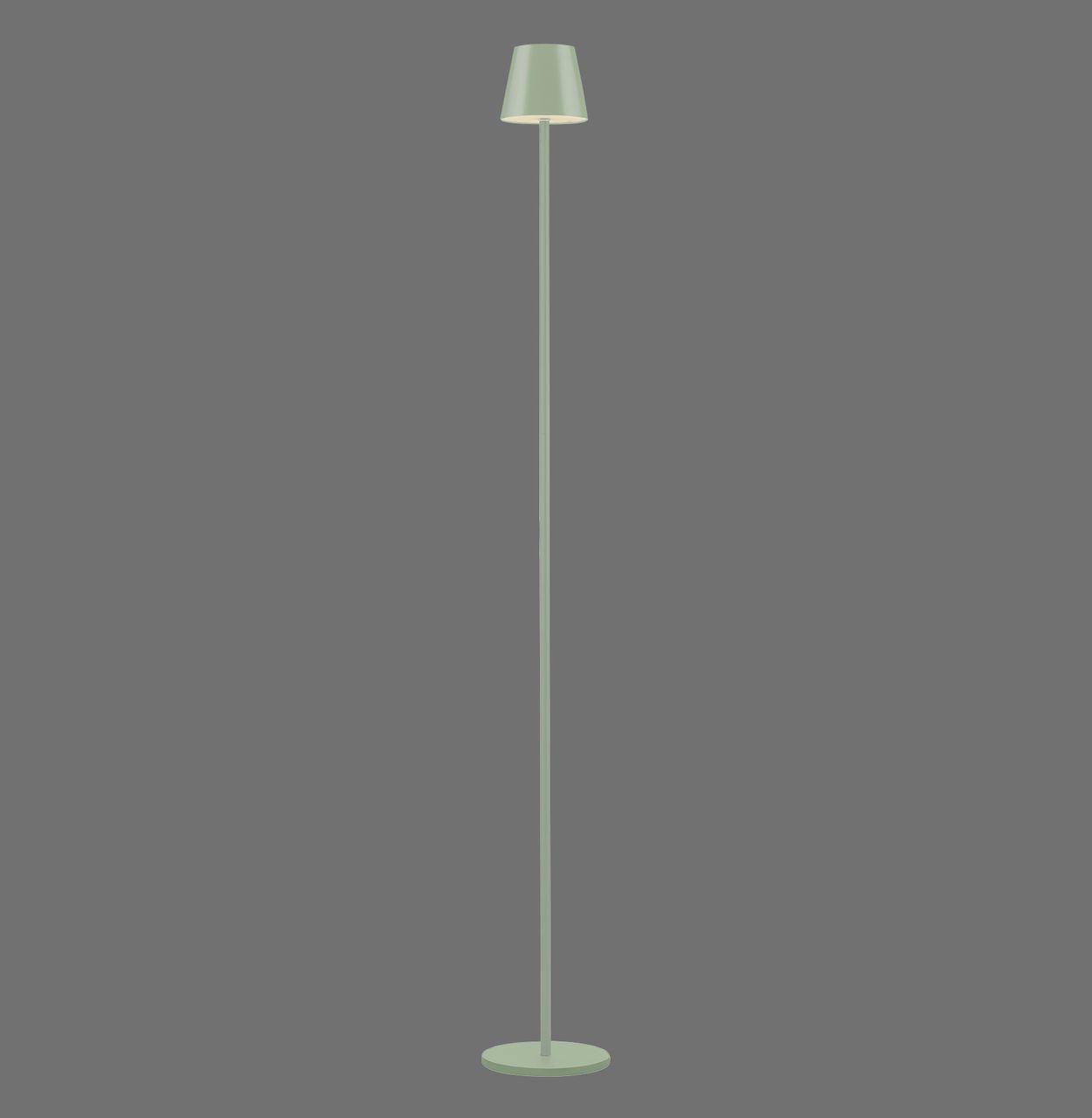 JUST LIGHT Akku-Stehleuchte EURIA, 1x LED-Board/2,50Watt/3000Kelvin, IP54, Grün