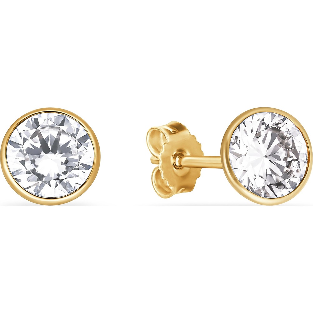 FAVS Boucles d'oreilles à fermoir à poussette 375 Or jaune Boucles d'oreilles