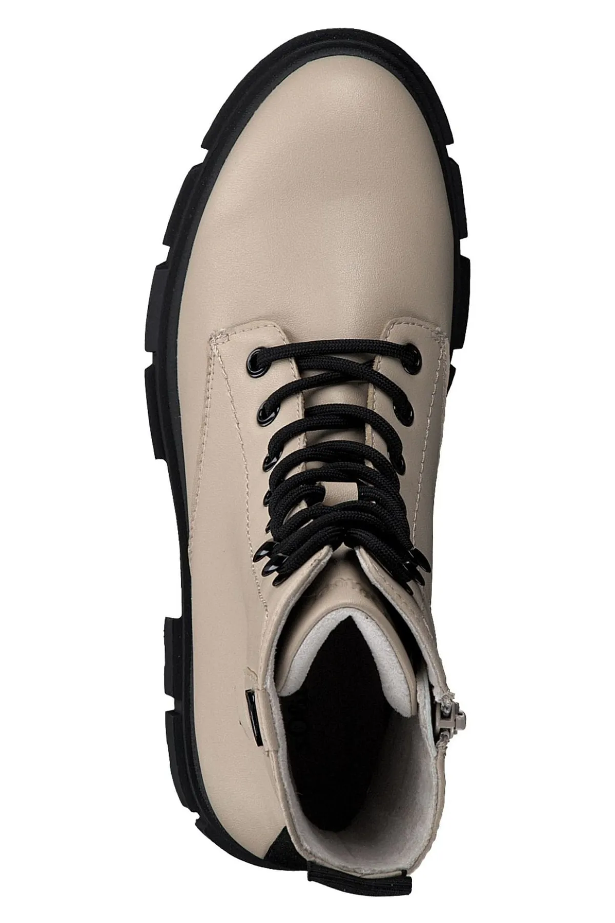 s.Oliver  Stiefelette - Beige - Blockabsatz