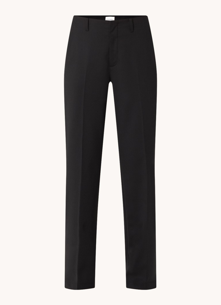 CLOSED Sasia high waist straight fit trousers in virgin wool blend