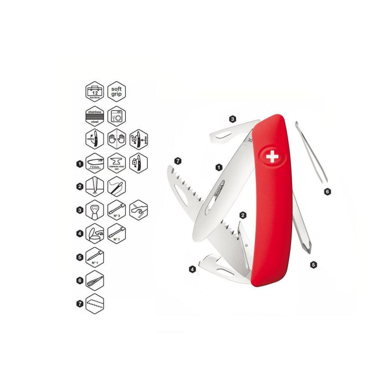Swiza J06 Junior Red, Schweizer Taschenmesser made in Swiss