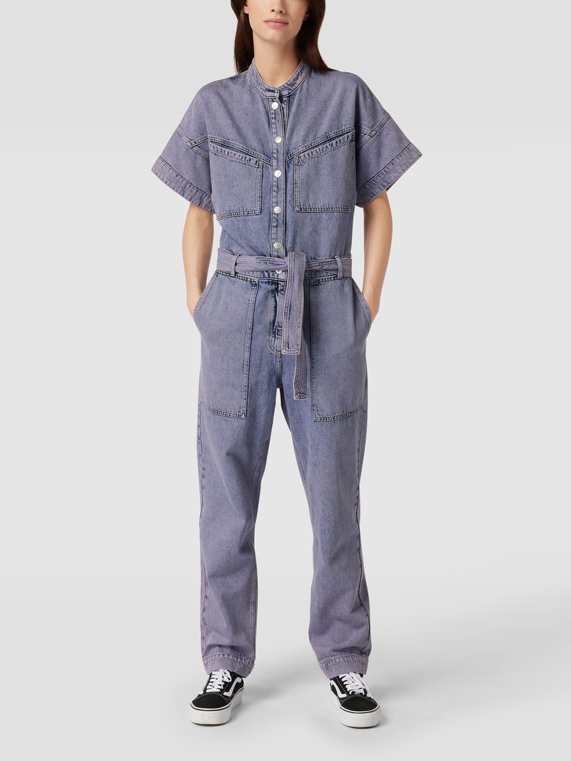 Jumpsuit mit Coloured Denim in purple