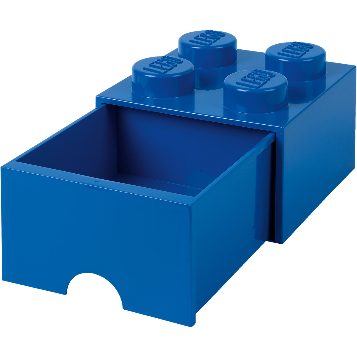 LEGO® Aufbewahrungsbox Storage Brick 4er blau mit Schublade, 25 x 25 x 18 cm