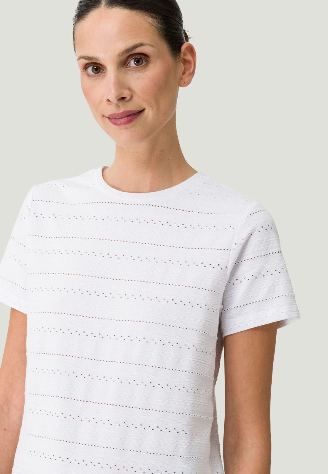 Shirt mit Ajourstrickmuster