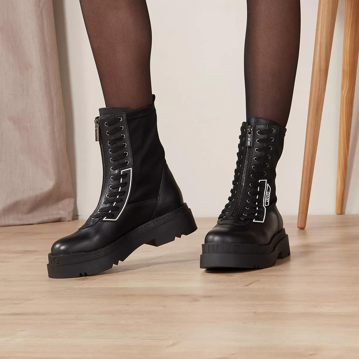 LIU.JO Stiefeletten schwarz Schnürstiefel