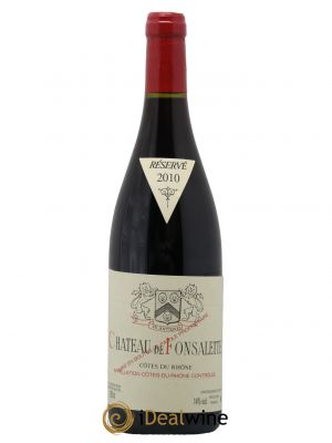 Côtes du Rhône Château de Fonsalette Emmanuel Reynaud  2010 - Lot de 1 Bouteille