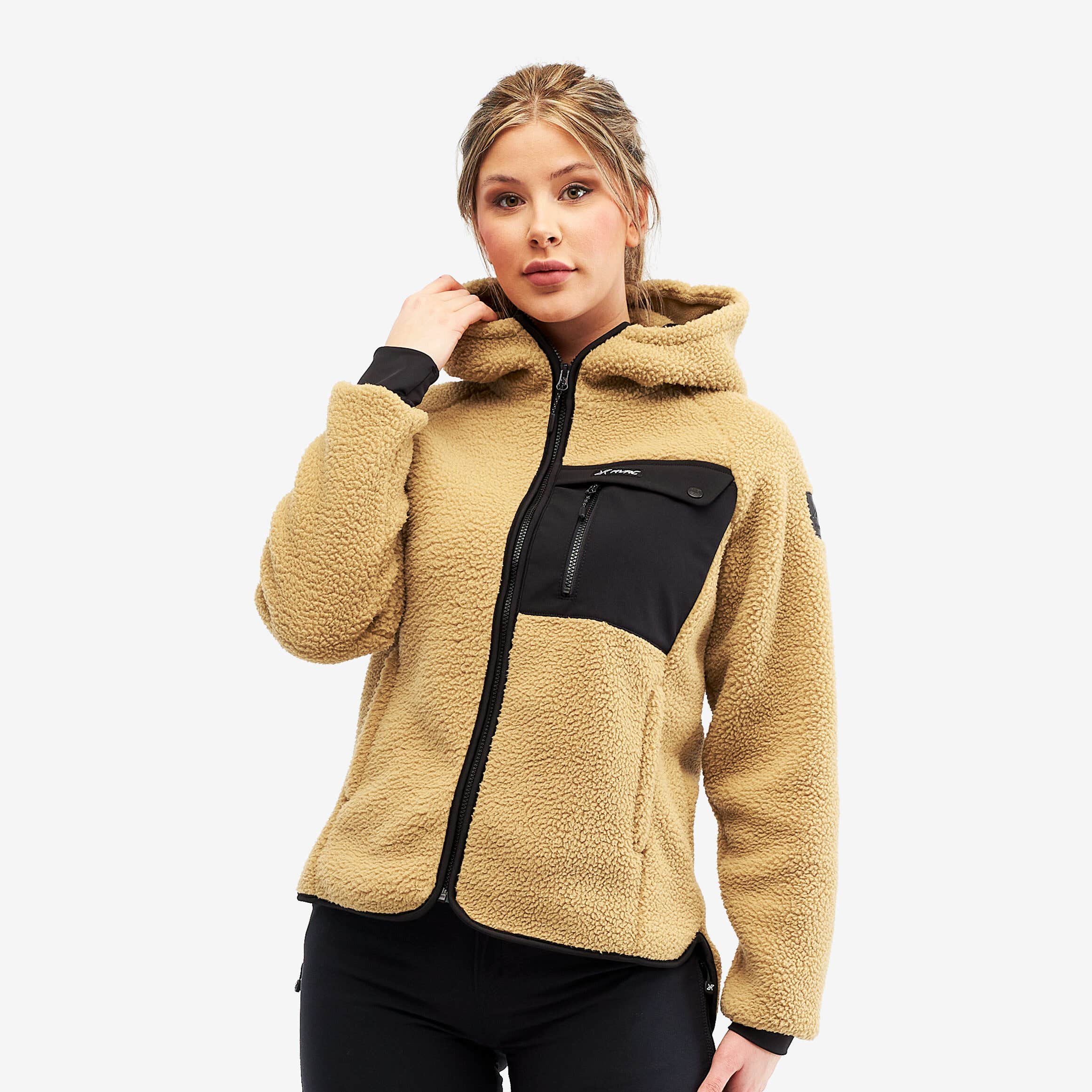 Sherpa Hoodie Femme Teddy Bear