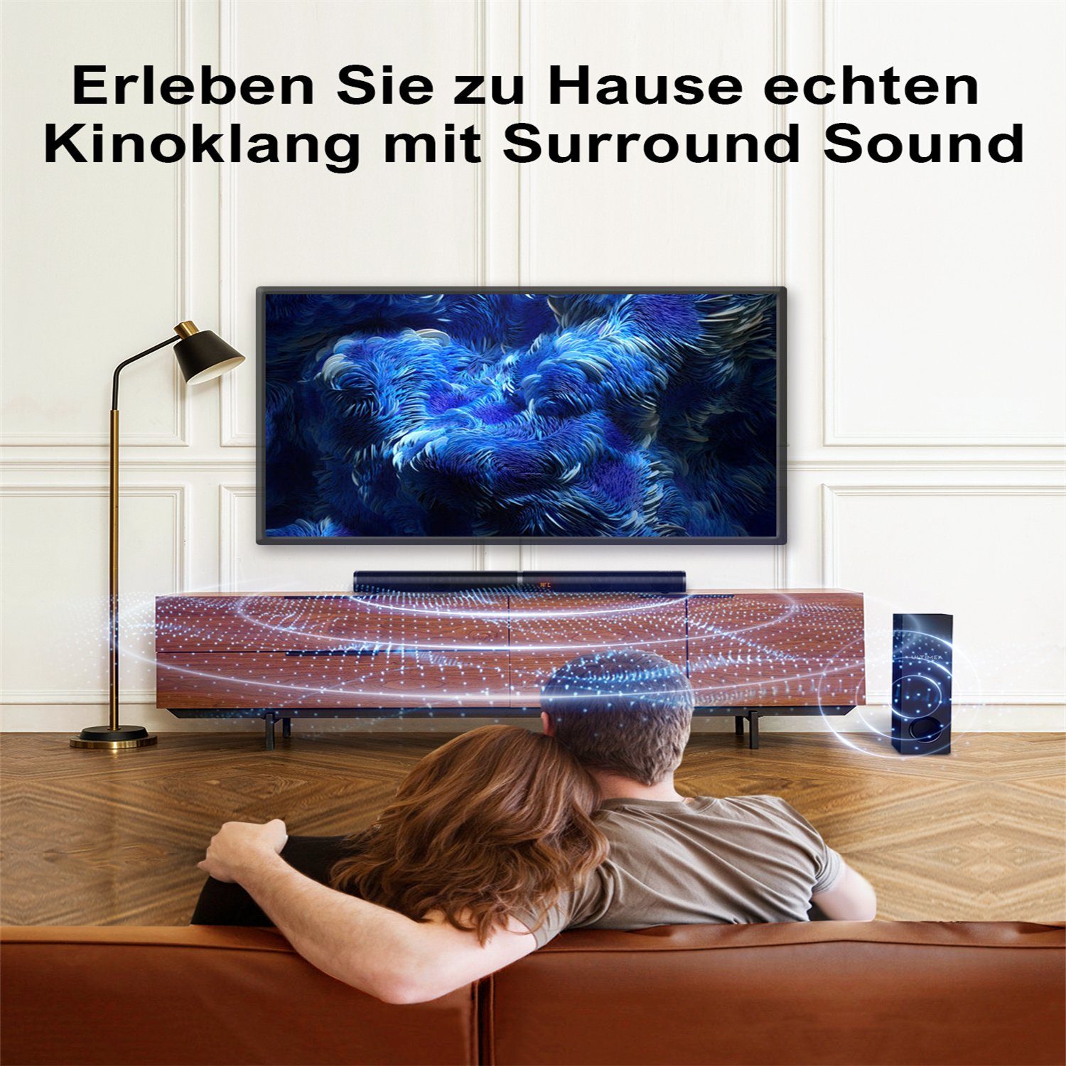 Ultimea Tapio VII 2.1 Kanal Soundbar (ARC, 5,25'' Verdrahtet Subwoofer)