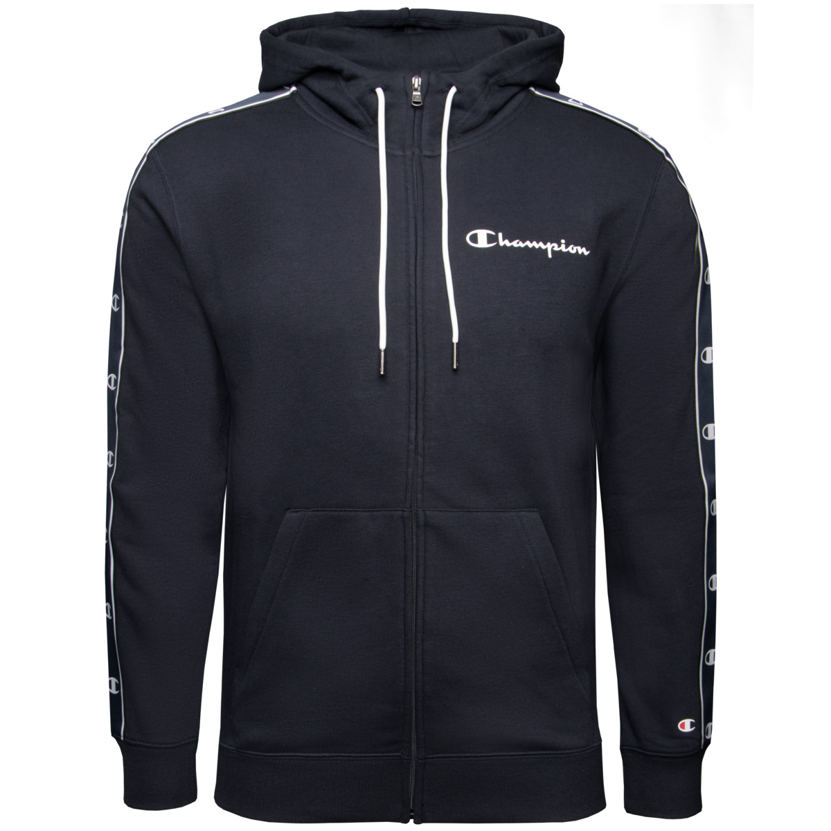 Champion Hooded Full Zip Sweatjacke dunkelblau