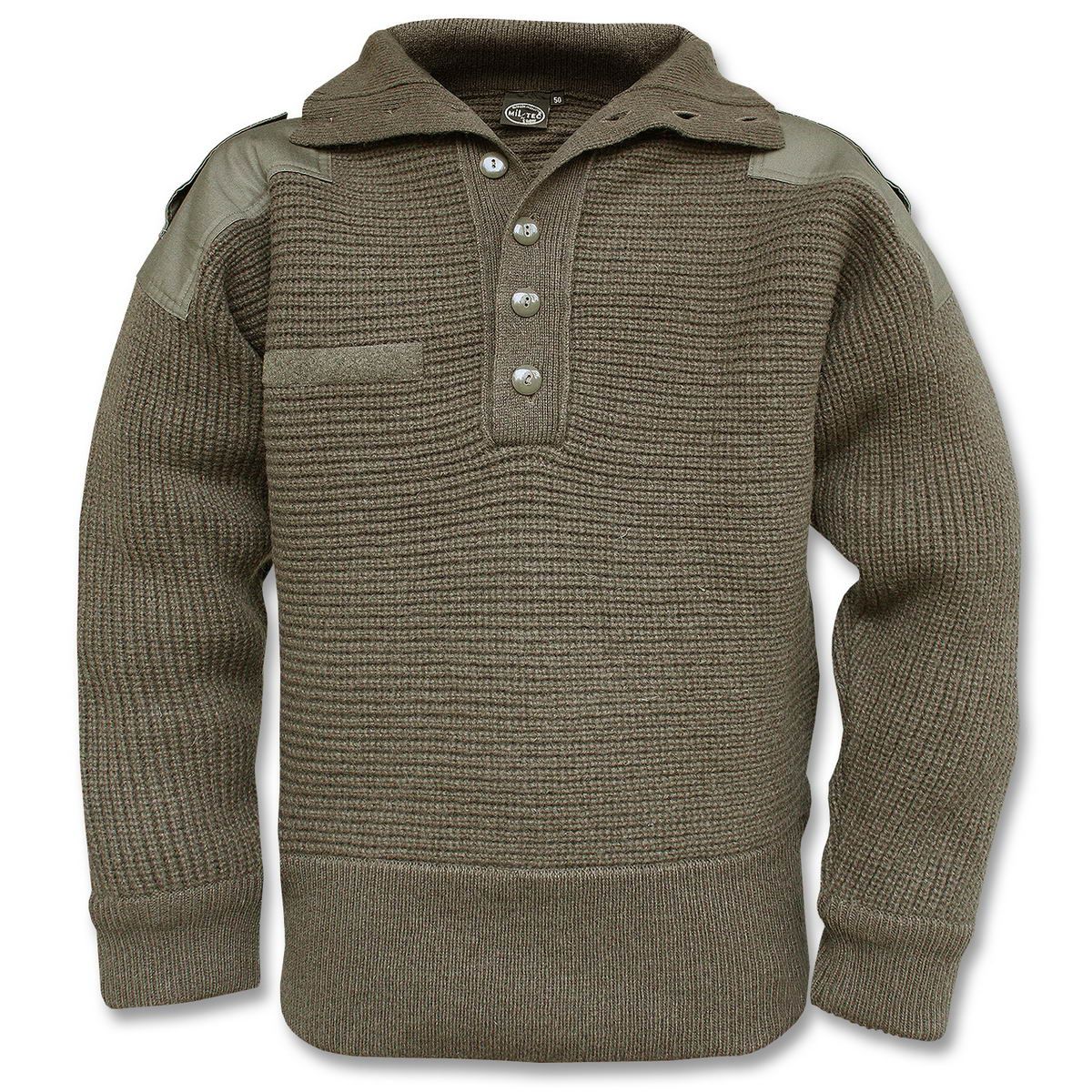Alpin Armee Pullover Wolle