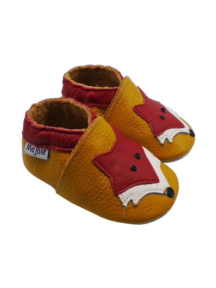 Yalion Leder-Krabbelschuhe 
