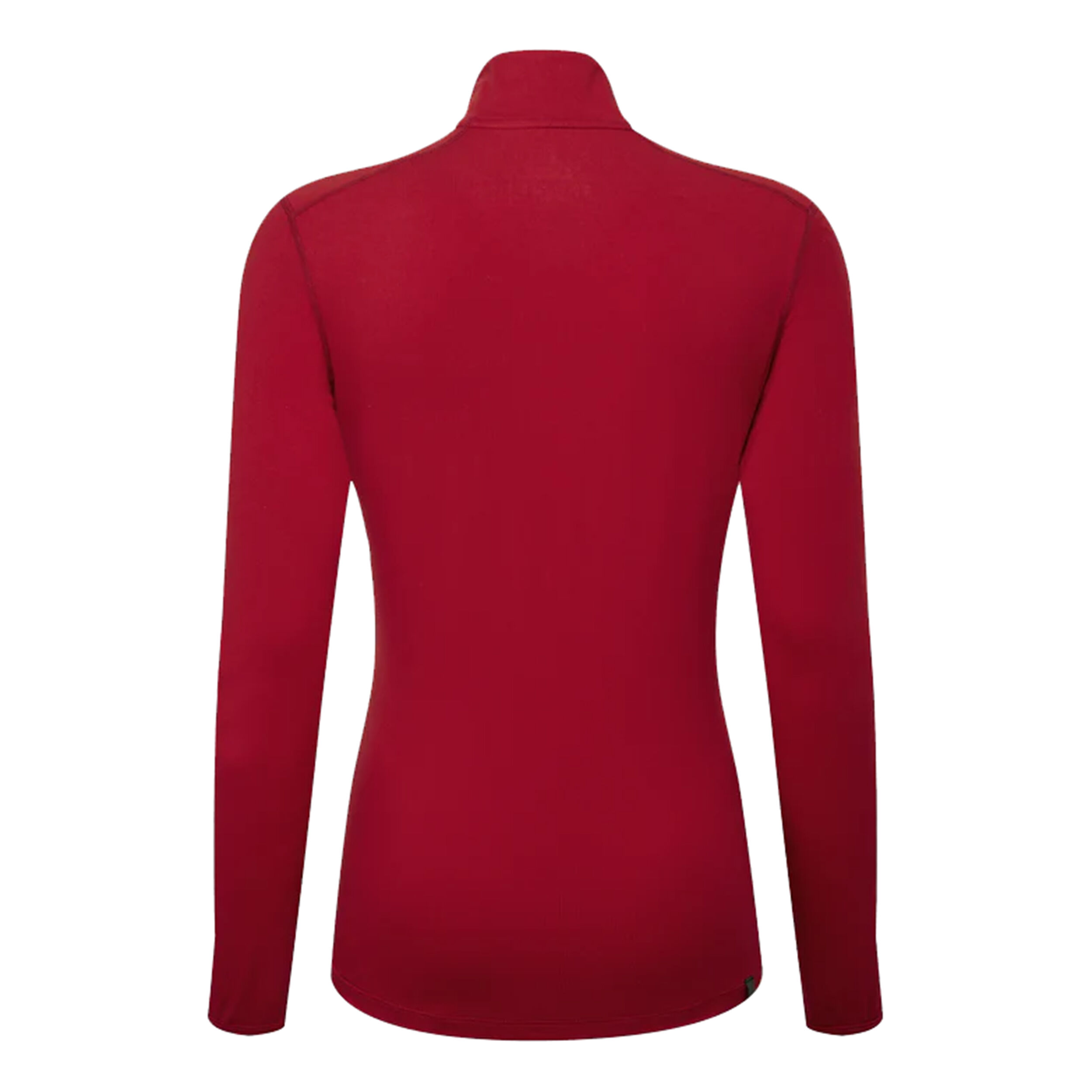 Core Thermal 1/2 Zip Laufshirt Damen - Rot