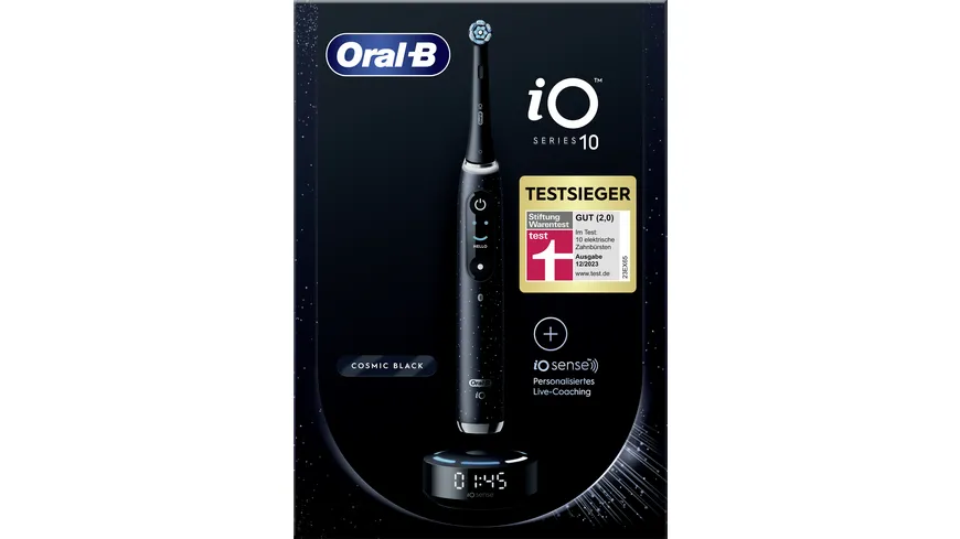 Oral-B Elektrische Zahnbürste iO Series 10 Cosmic Black schwarz