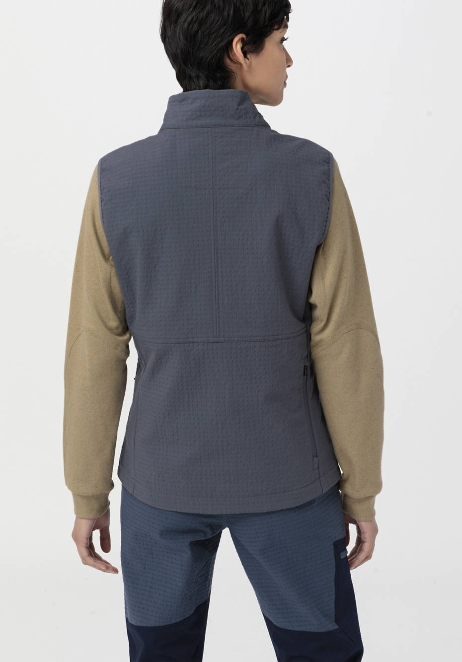 Weste Softshell Grid aus Bio-Baumwolle