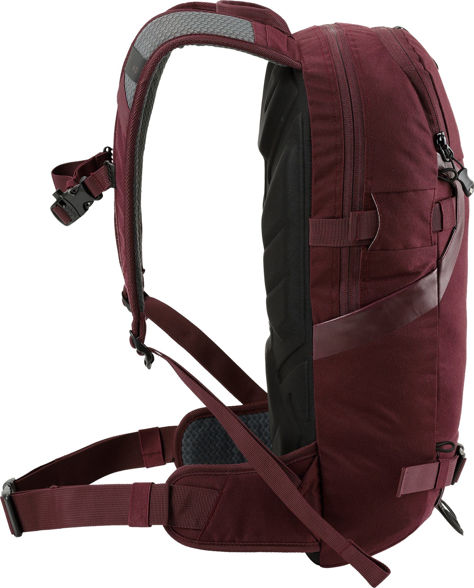 NITRO Trekkingrucksack Rover 14, Wine, speziell für den Wintersport konzipiert