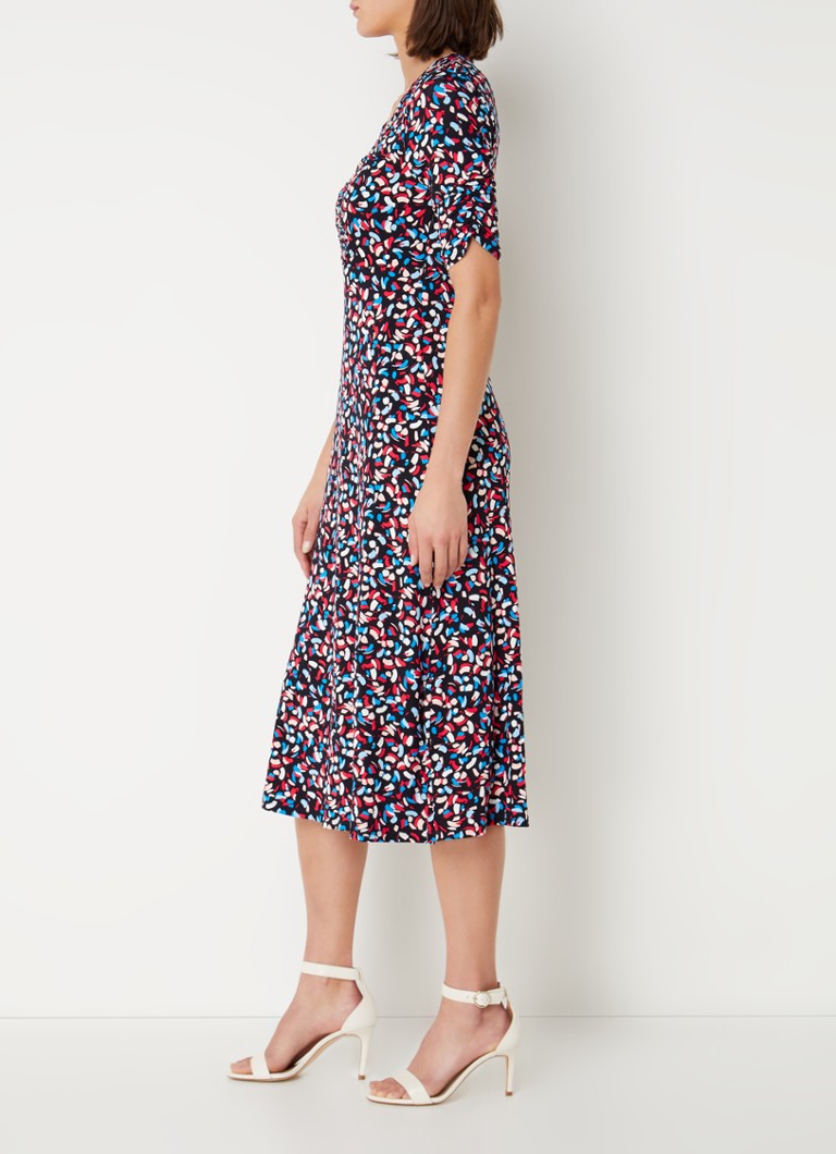 Abito midi in jersey stampato Anela di Hobbs