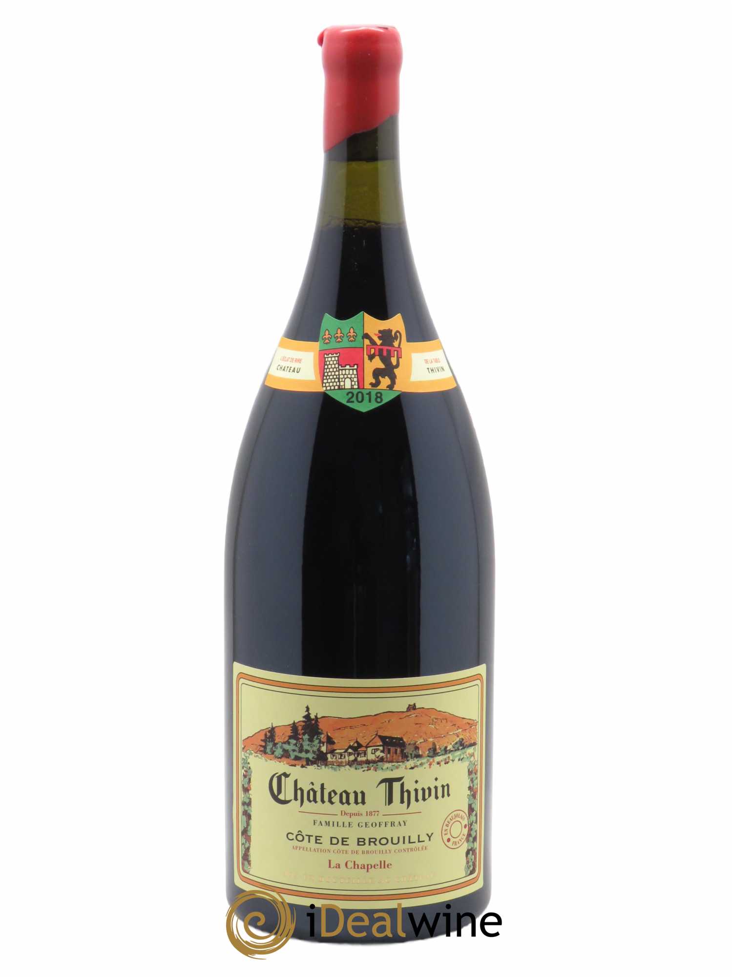 Côte de Brouilly Cuvée La Chapelle Château Thivin  2018 - Lot de 1 Magnum