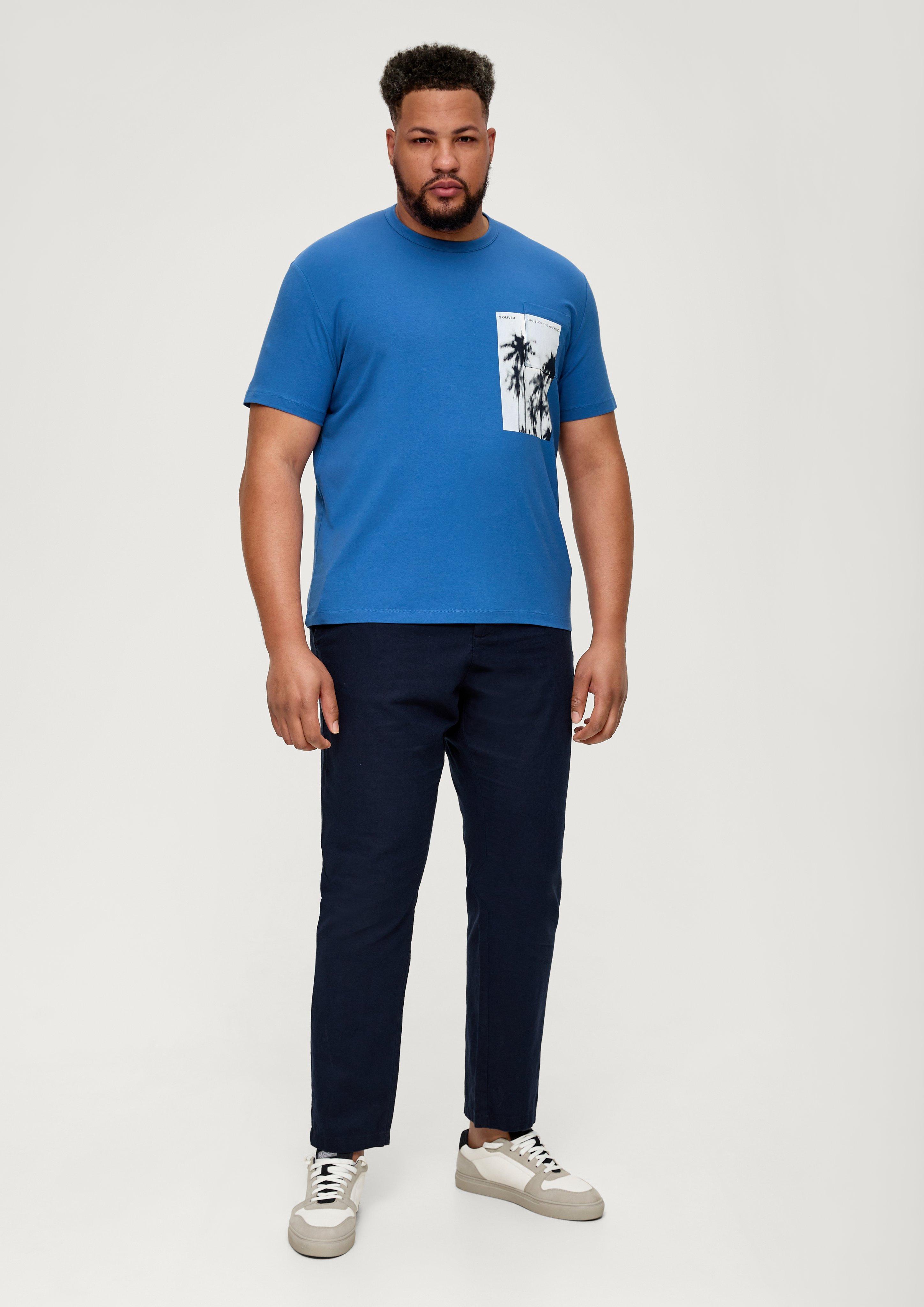 T-Shirt aus Baumwollstretch  2135661-54D1