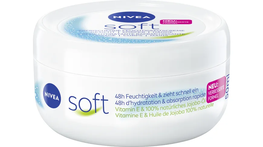 NIVEA soft Creme Erfrischende Feuchtigkeitscreme 50 ml