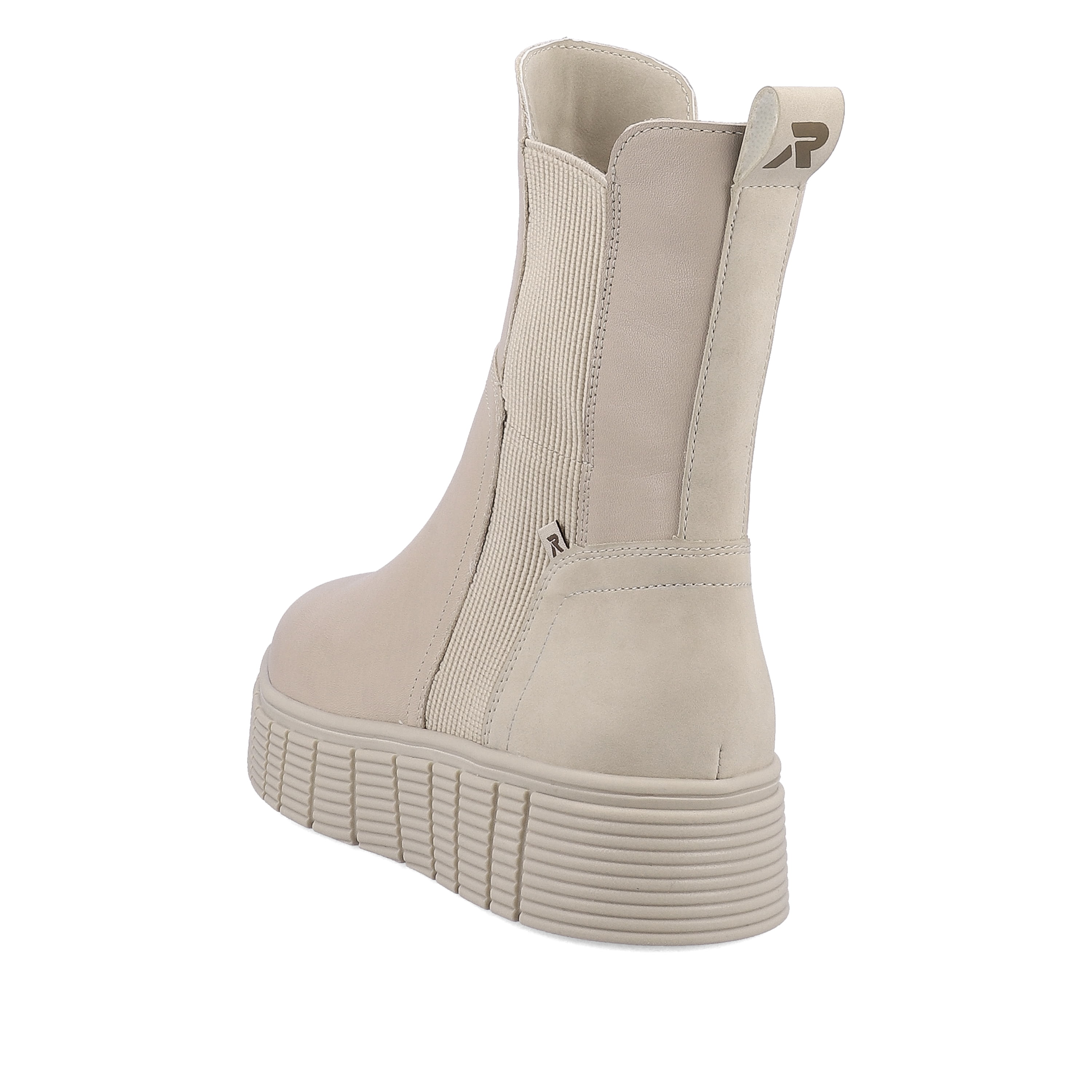 Rieker Damen Chelsea Boots linen