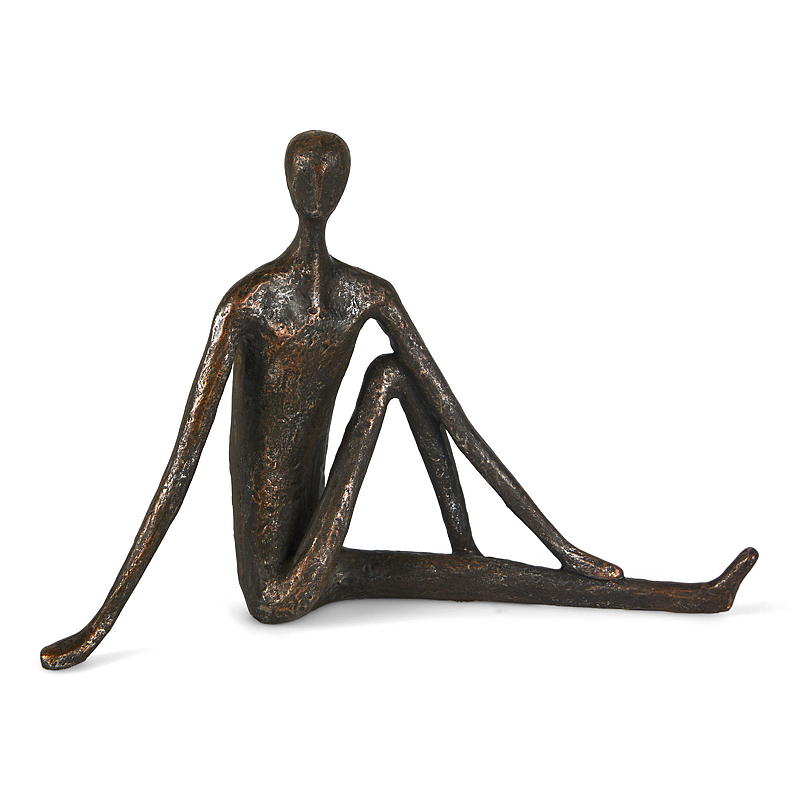 Home Yogafigur bronsefinish