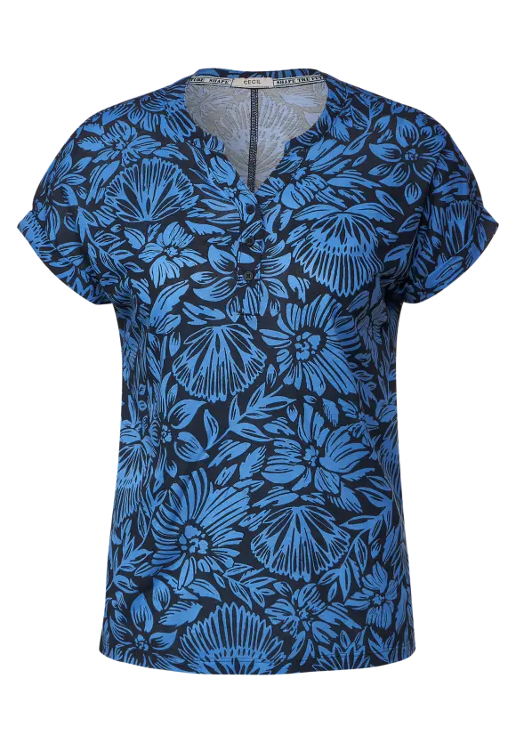 CECIL T-Shirt mit Blumenmuster