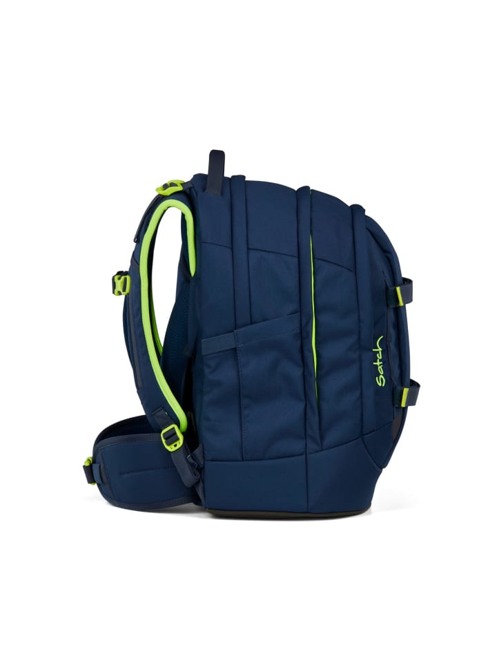 Satch Satch pack Schulrucksack Toxic Yellow dunkelblau günstig kaufen onesize